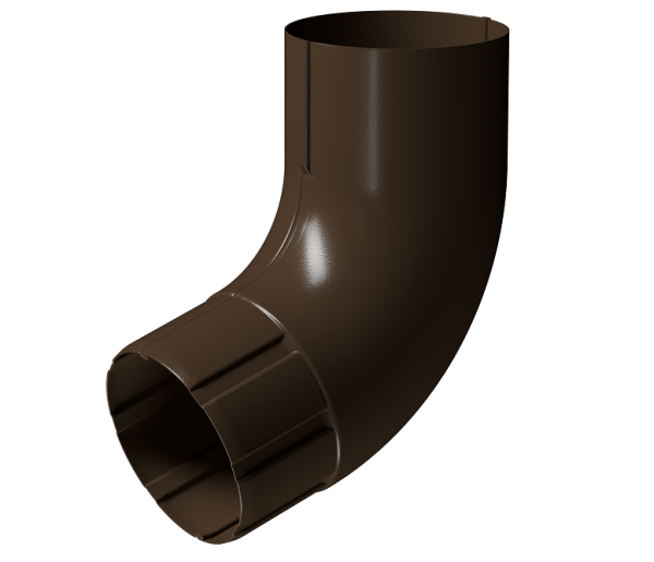 Колено 72° D90 Döcke STAL PREMIUM Каштан, (RAL 8017) купить в Мурманске