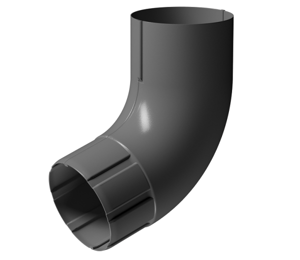 Колено 72° D90 Döcke STAL PREMIUM Графит, (RAL 7024) купить в Мурманске