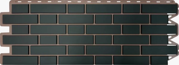 Фасадная панель Альта-Профиль, Кирпич Клинкерный, Графит купить в Мурманске