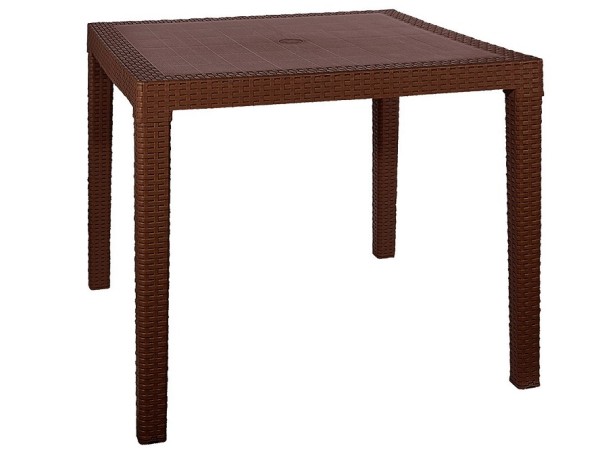 Стол квадратный FIJI Quatro Table Коричневый купить в Мурманске