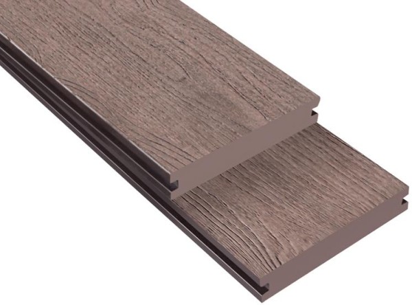 Террасная доска ДПК Outdoor 3D полнотелая NEVADA/CALIFORNIA BROWN коричневая микс купить в Мурманске