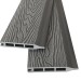 Заборная панель шип-паз EasyDecking Wood-Х 146х20 Серый купить в Мурманске