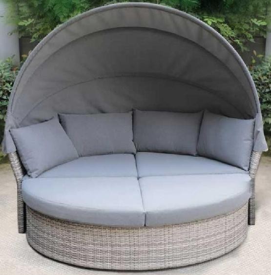 Диван-Трансформер AFINA плетеный из иск. ротанга AFM-325G Grey купить в Мурманске