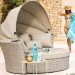 Диван-Трансформер AFINA плетеный из иск. ротанга AFM-325 Beige купить в Мурманске