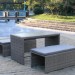 Диван-Трансформер AFINA плетеный из иск. ротанга S330G-W78 Grey купить в Мурманске