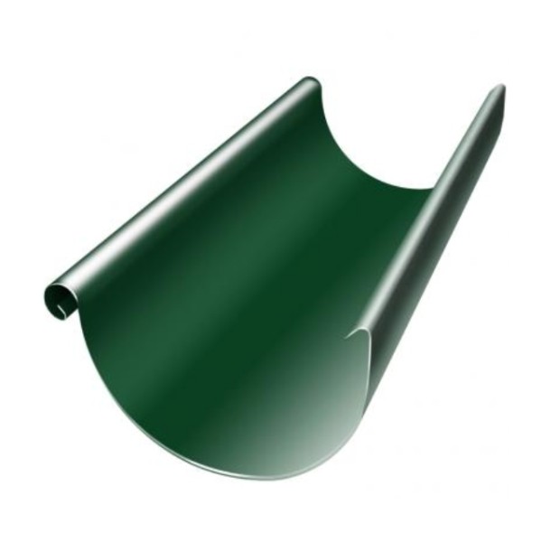 Водосток Grand Line 125x90 – Желоб 3м RAL 6005 купить в Мурманске