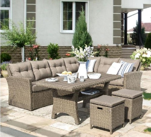 Комплект мебели AFINA плетеной из иск. ротанга AFM-307B Beige купить в Мурманске