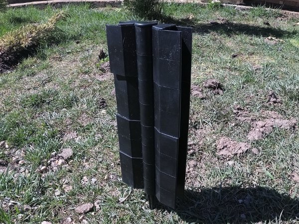 Угловой элемент поворотный, пластиковый от 60° до 300° для доски 300х30 мм из ДПК чёрный Holzhof купить в Мурманске