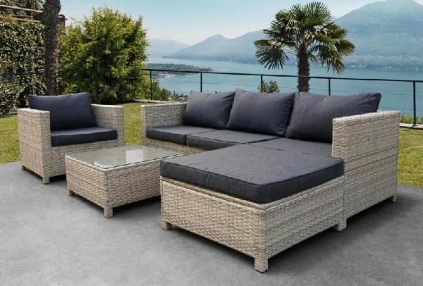 Комплект мебели AFINA плетеной из иск. ротанга YR821G Grey/Grey купить в Мурманске