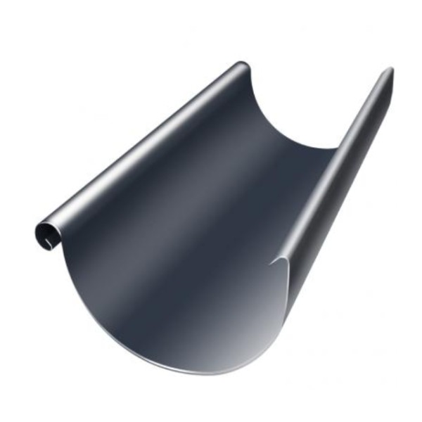 Водосток Grand Line 150x100 – Полукруглый желоб 3 метра RAL 7024 купить в Мурманске