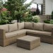 Комплект мебели AFINA плетеной из иск. ротанга YR825B Beige купить в Мурманске