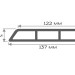 Доска Ромбус 3D ДПК Outdoor STORM GREY серая микс купить в Мурманске