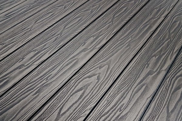 Террасная доска из ДПК Terrapol Смарт 3D Полнотелая с пазом Черное дерево купить в Мурманске