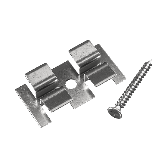 Клипса с саморезом, Grinder шовный монтаж 5 mm купить в Мурманске