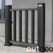 Ограждение из ДПК Outdoor Классик 3D STORM чёрный купить в Мурманске