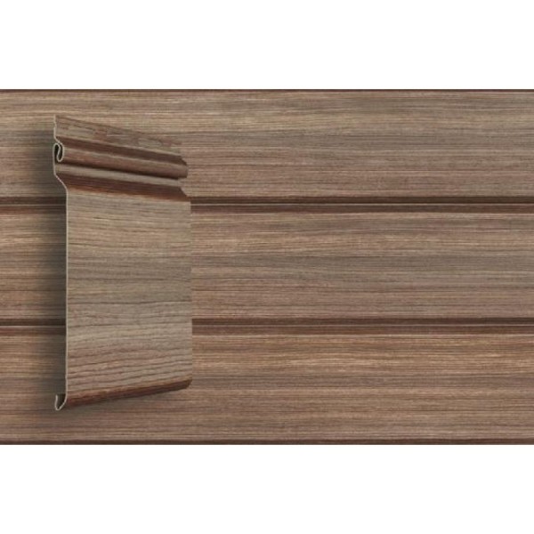 Виниловый сайдинг Grand Line Natural-Брус Tundra - Кедр купить в Мурманске