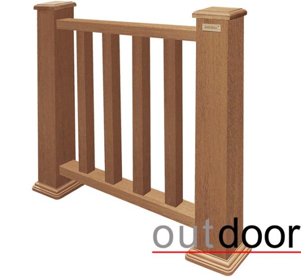 Ограждение из ДПК Outdoor Классик 3D STORM дуб купить в Мурманске