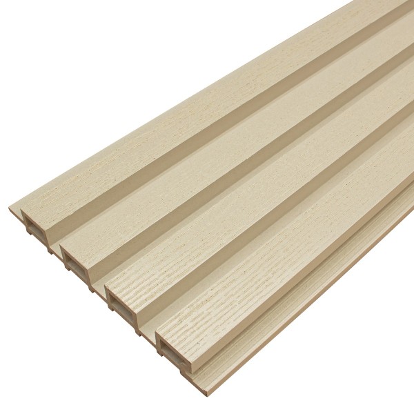 Фасадная доска из ДПК Faynag Wood Рейка Слоновая кость купить в Мурманске