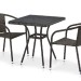Комплект плетеной мебели AFINA из иск. ротанга T282BNT/Y137C-W53 Brown 2Pcs купить в Мурманске