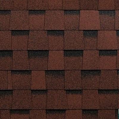 Двухслойная ламинированная черепица Shinglas, серия Фазенда – Красный купить в Мурманске