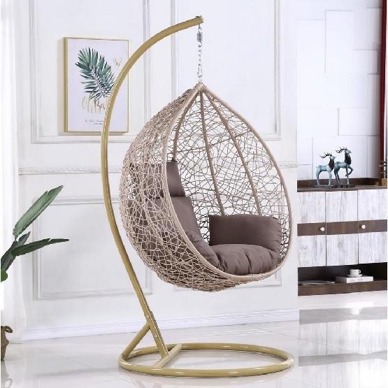 Кресло Подвесное из искусственного ротанга AFM-169A-LB Beige купить в Мурманске