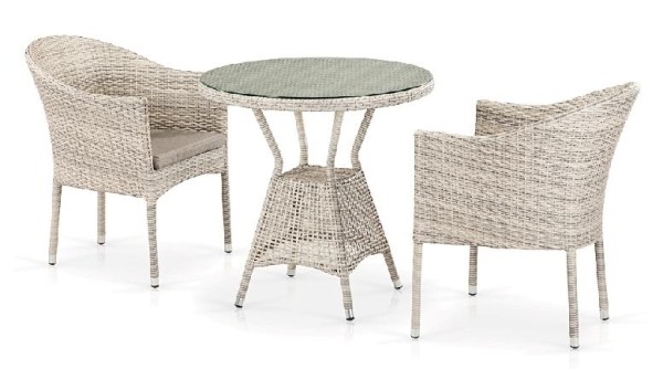 Комплект плетеной мебели AFINA из иск. ротанга T705ANT/Y350-W85 Latte 2Pcs купить в Мурманске