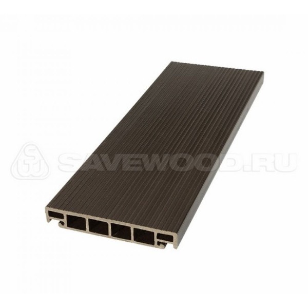 Террасная доска из ДПК SW-Salix «SaveWood» темно-коричневый купить в Мурманске