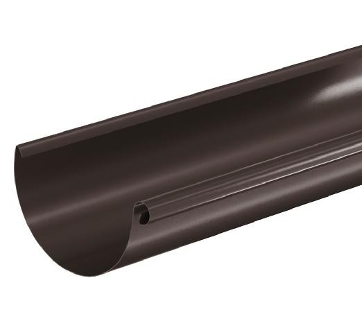 Водосток Aquasistem, система 150/100 - Водосточный желоб 3.00м RR 32 Тёмно Коричневый купить в Мурманске
