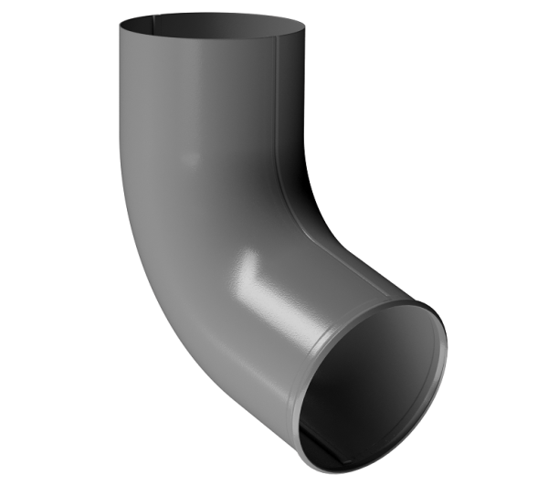 Отвод трубы D90 Döcke STAL PREMIUM Графит, (RAL 7024) купить в Мурманске