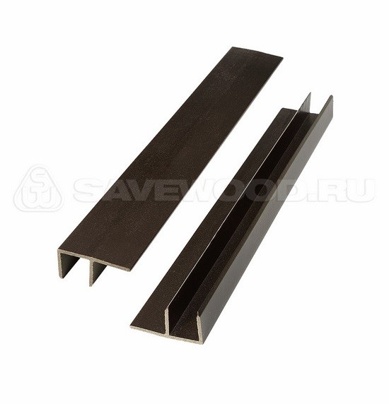 F-профиль ДПК Savewood – Тёмно-коричневый купить в Мурманске