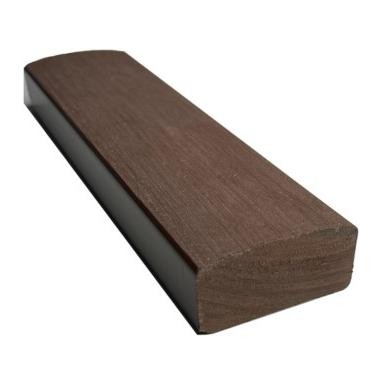 Лавочный брус Ecodecking Некст полнотелый брашированный 70х35 шоколад купить в Мурманске