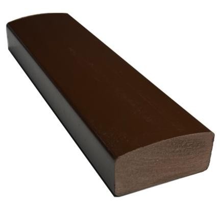 Лавочный брус Ecodecking Некст полнотелый глянцевый 70х35 шоколад купить в Мурманске
