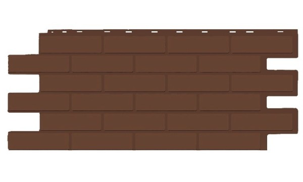 Фасадная панель T-Siding Кирпич Модерн Эко Браун купить в Мурманске
