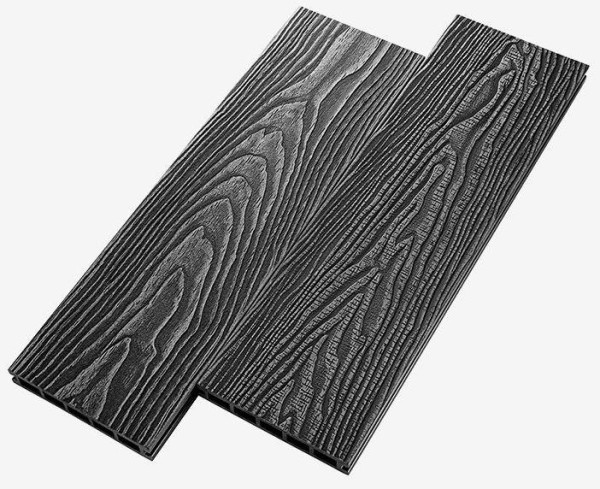 Террасная доска из ДПК RusDecking Unodeck Vintage - Графит купить в Мурманске