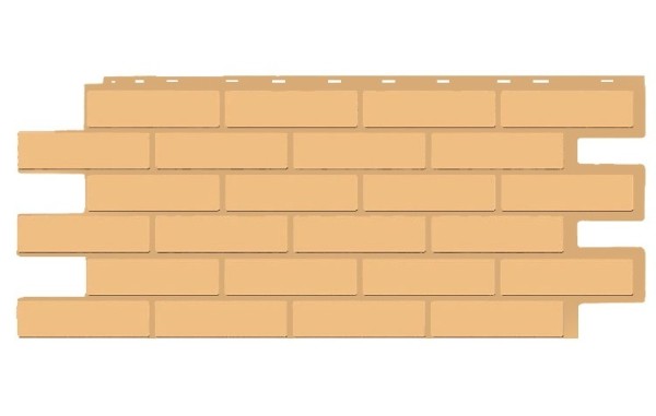 Фасадная панель T-Siding Кирпич Модерн Эко Крем купить в Мурманске