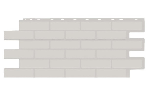 Фасадная панель T-Siding Кирпич Модерн Эко Уайт купить в Мурманске