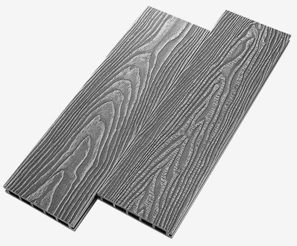 Террасная доска из ДПК RusDecking Unodeck Vintage - Серый купить в Мурманске